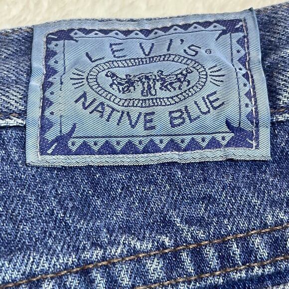 Levi’s Native Blue Vintage 1990 Deadstock NWT Denim Jeans Size 14 (equivalent to - Picture 5 of 13